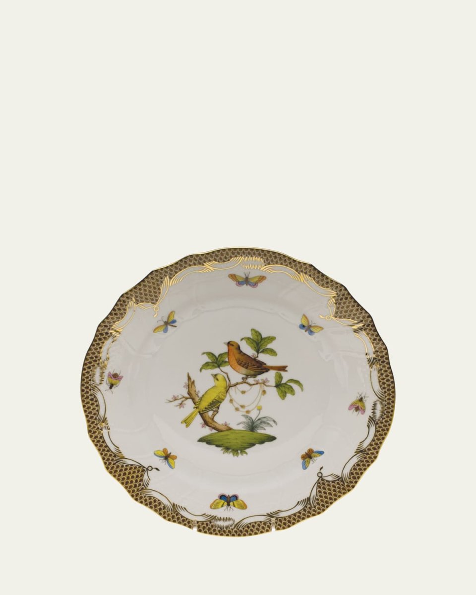 Rothschild Bird Brown Motif 06 Dinner Plate